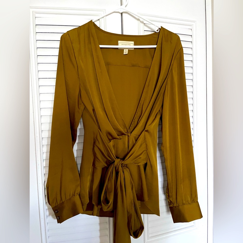 Anthropologie Moulinette Soeurs Brynne Wrap Blouse